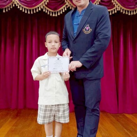 นักเรียนคนเก่งระดับ G.1-6 ของเราที่มีความตั้งใจและพากเพียร ได้รับรางวัลเขียนศัพท์ Dictation ครั้งที่ 1/2568