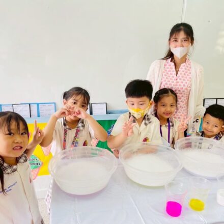 โครงการบ้านนักวิทยาศาสตร์น้อย กิจกรรม สนุกกับฟองสบู่